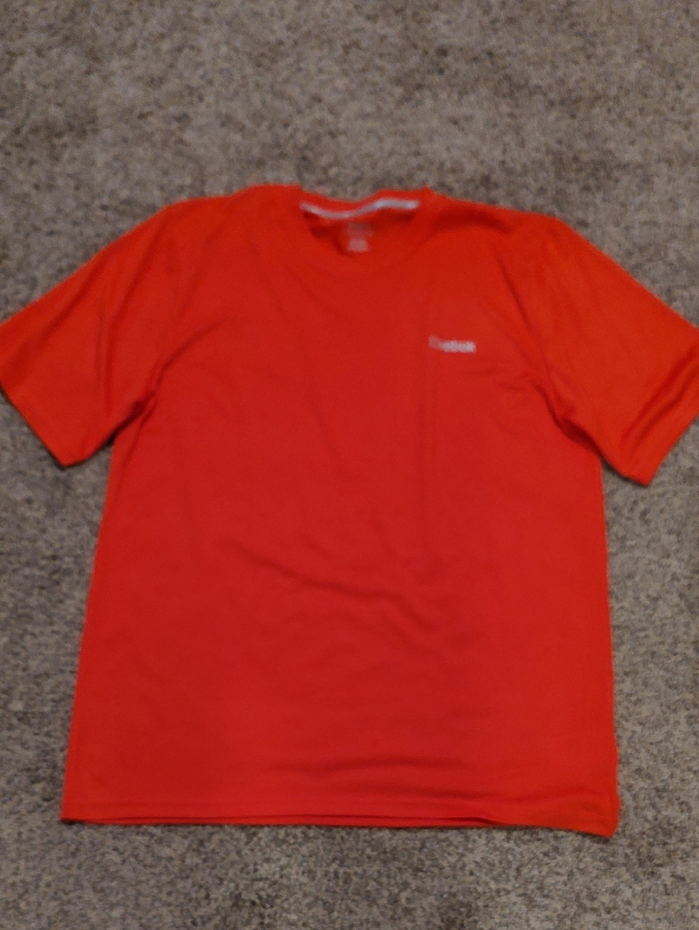 Reebok Bright Red Short Sleeve Crew T-Shirt